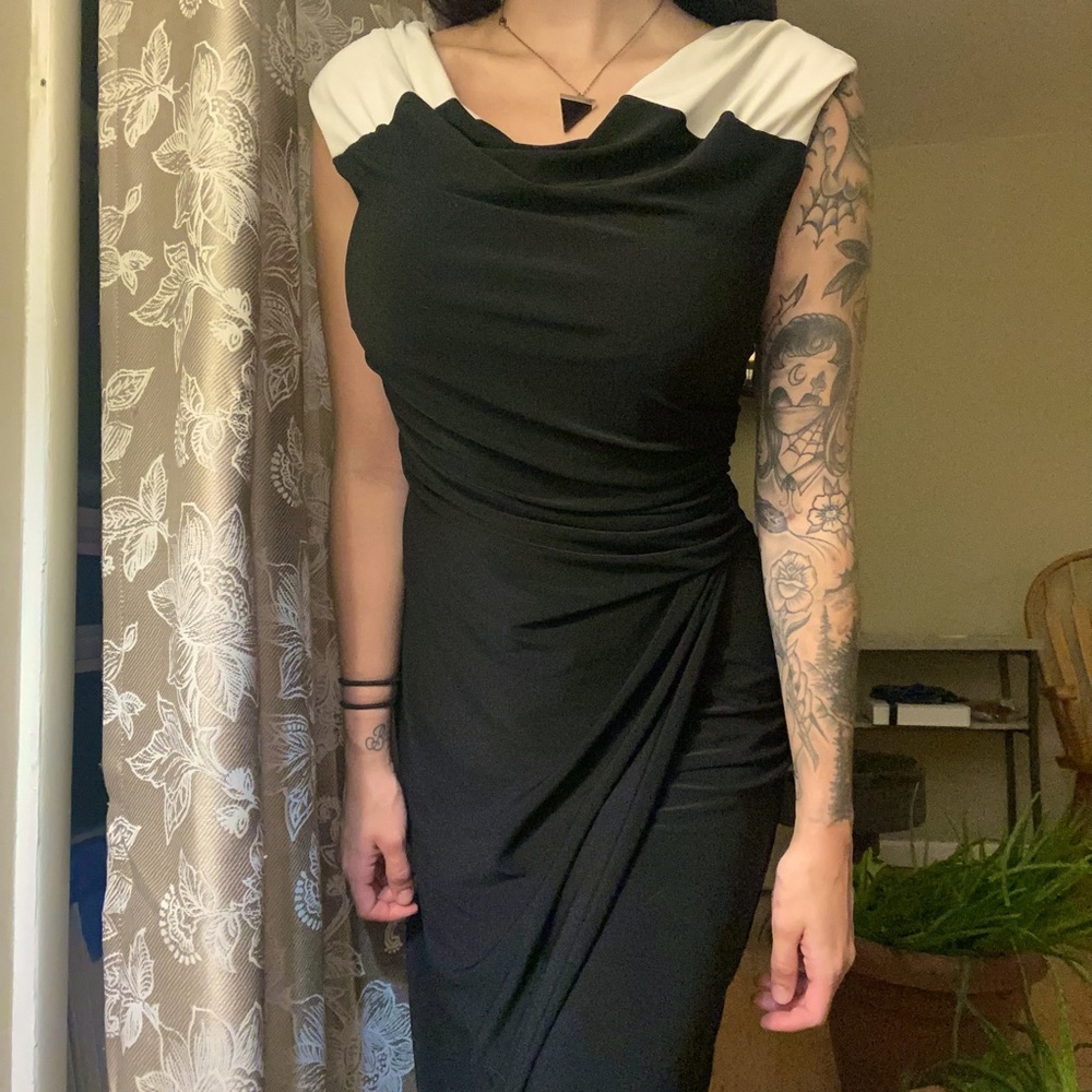 Ralph Lauren Black + White Dress